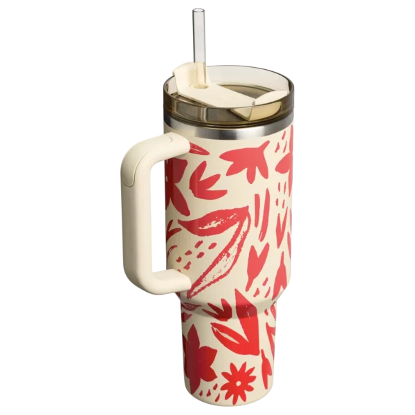 Car-Ready Stainless Steel Tumbler with Maple Leaf Design - Image 2